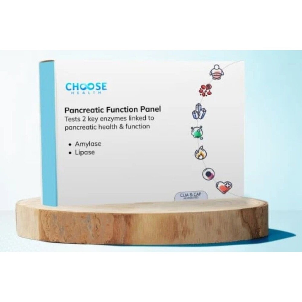 Pancreatic Function Test | 2 in 1 at Home Test | Amylase | Lipase | Cap & CLIA